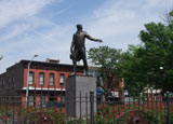 O'Donnell Square in Canton neighborhood in Baltimore