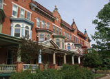  St. Paul Street row houses in Charles Village neighborhood of Baltimore