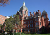 original Johns Hopkins Hospital building in Baltimore