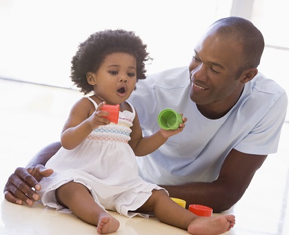 Father and daughter