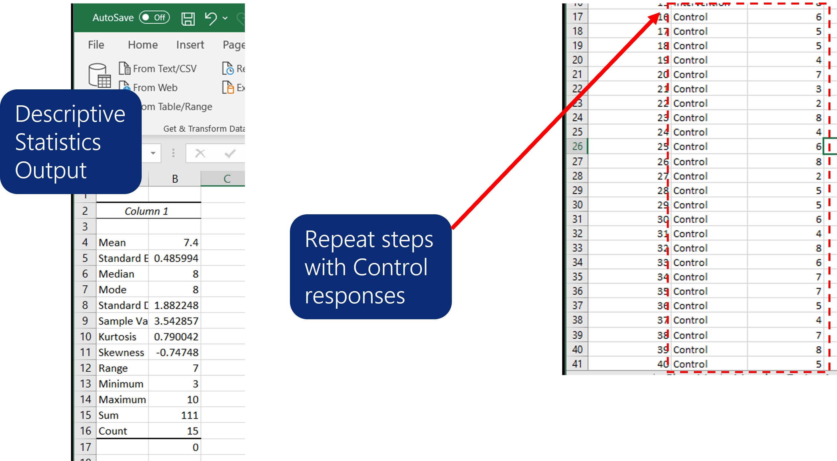 hpril - evaluation - control responses 