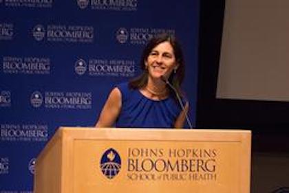 Elizabeth Letourneau at podium