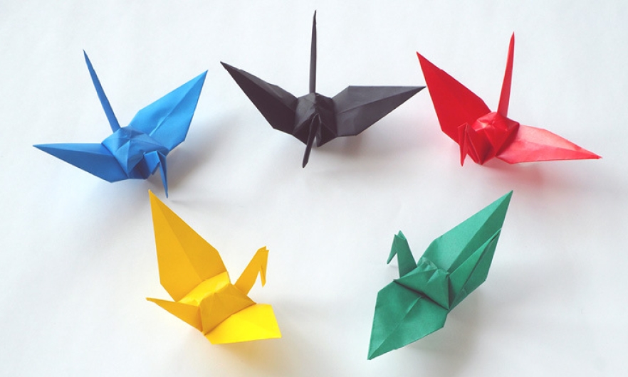 Origami birds