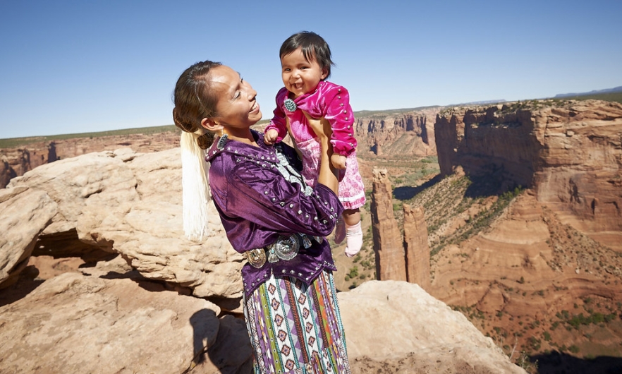mother holding her baby