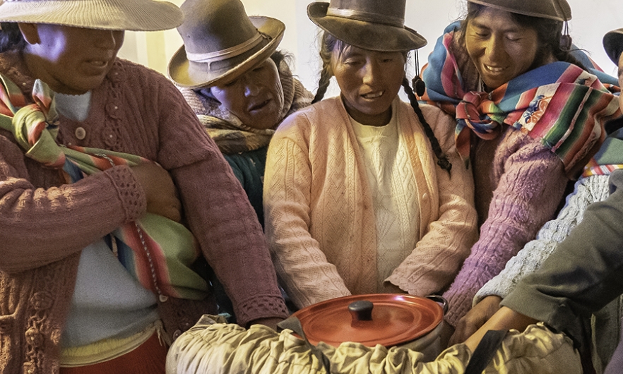 Study participants in Puno, Peru