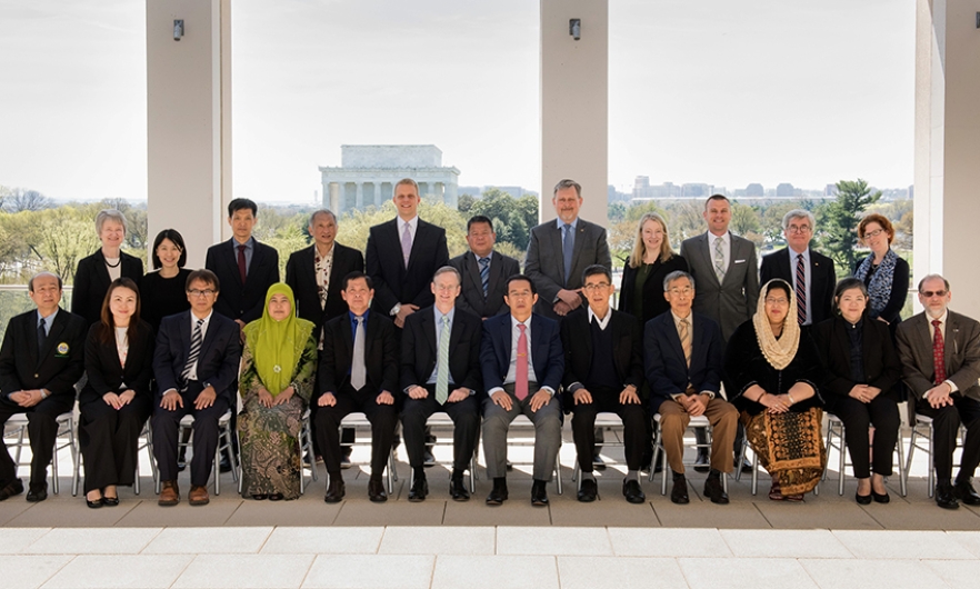 Group photo of April 2017 meeting with experts from Singapore, Malaysia, Indonesia, and the United States