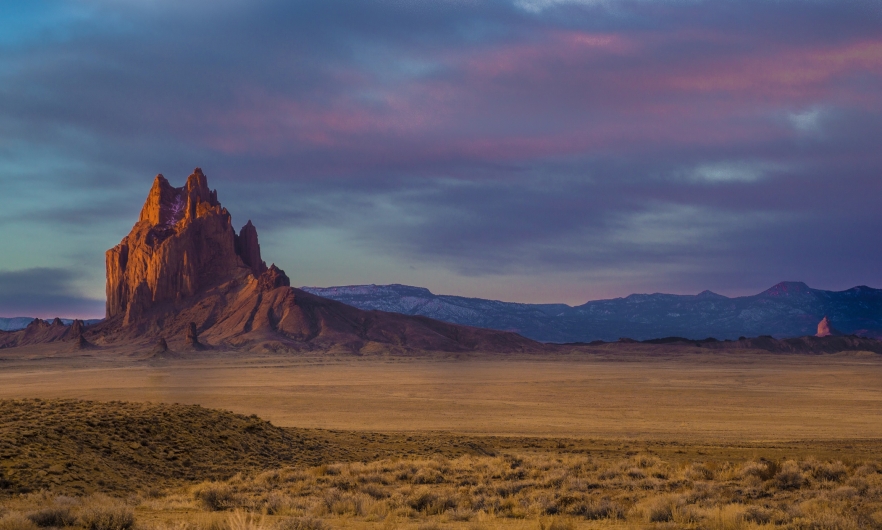 Sun setting on Shiprck