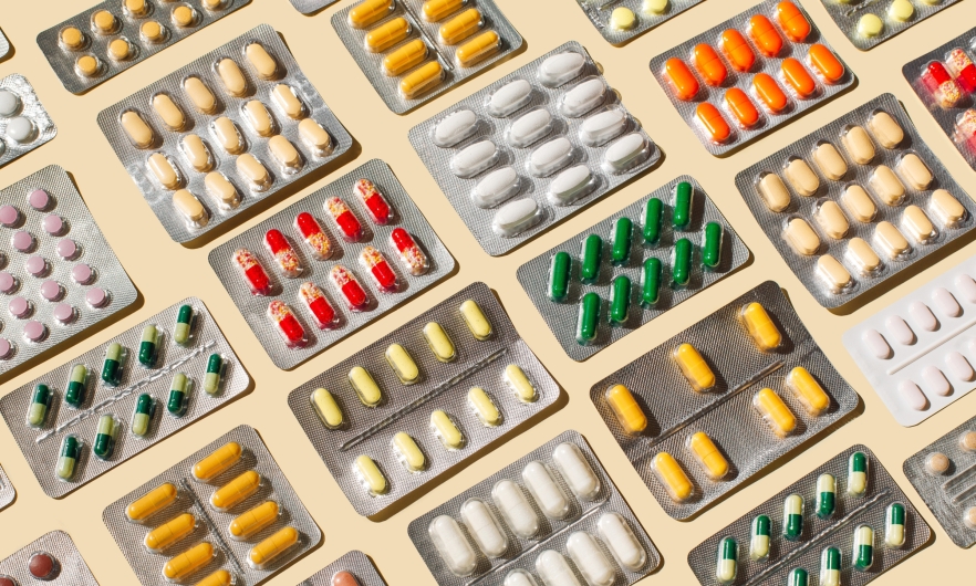 pill blister packs Blister packs of different medications