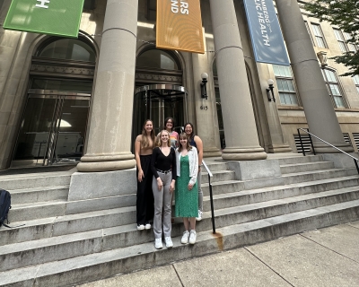 2024 MCH Center of Excellence Field Placement Awardees: Back Row: Daniela Schrider, Nicole Brennick, Kayla Lin; Front Row: Mackenzie Simon-Collins, Mairead Minihane