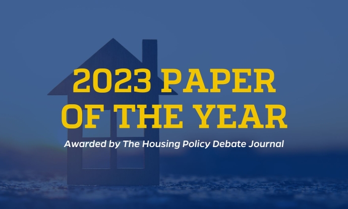 A simple title graphic that says 2023 Paper of the Year