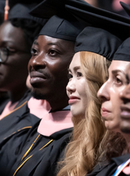 JHSPH students at their graduation ceremony