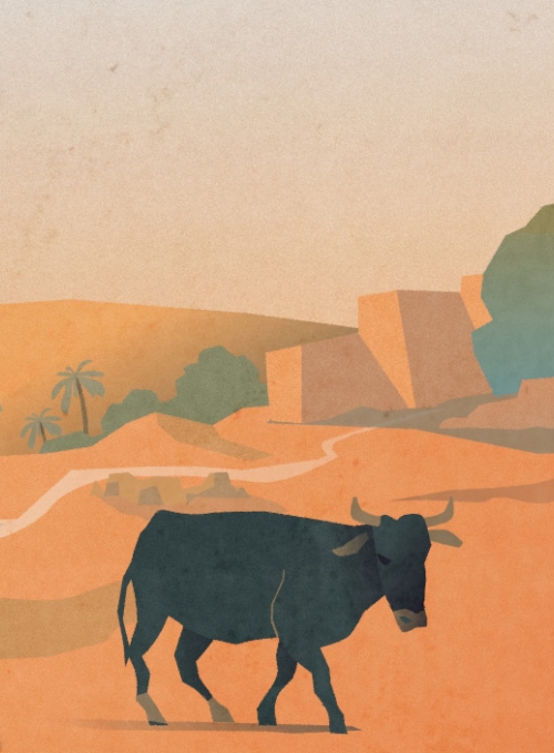 remote village illustration