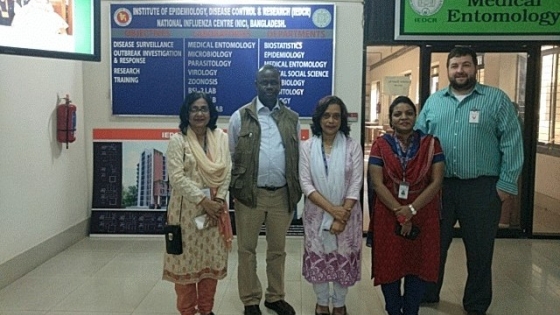 HOPKINS TEAM ALONG WITH THE IEDCR TEAM IN BANGLADESH