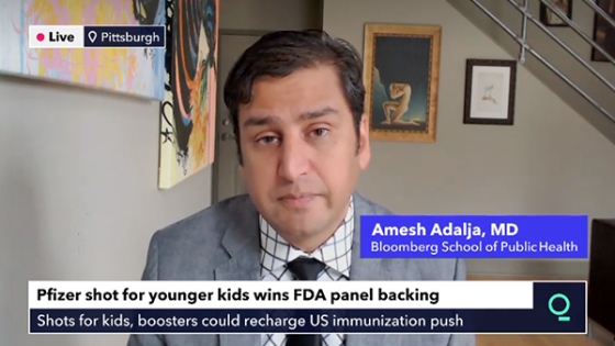 Amesh Adalja on Bloomberg Quicktake