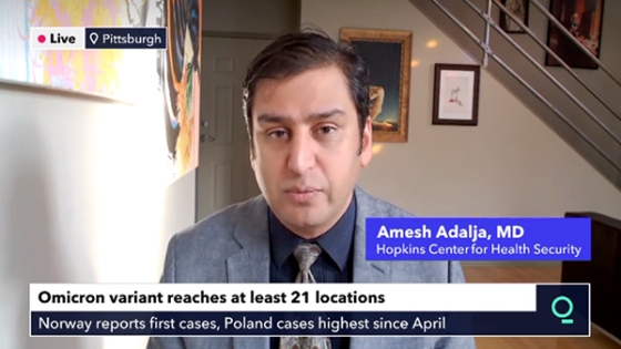 Amesh Adalja on Bloomberg Quicktake