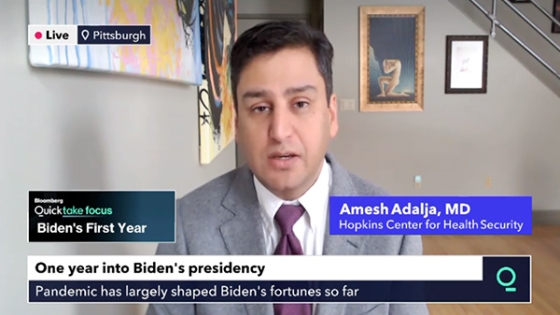 Amesh Adalja on Bloomberg Quicktake