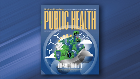 Hopkins Bloomberg Public Health Magazine cover fall 2024