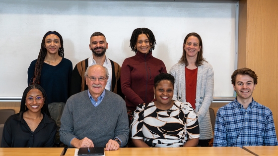 Several Health Equity Scholars cohort gathered for lunch in March 2025