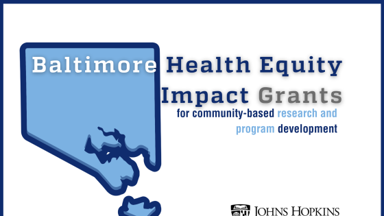 Baltimore Health Impact Grants flyer Baltimore Health Impact Grants flyer