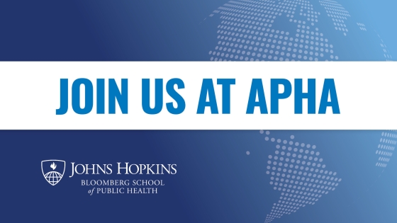 Join Us At APHA Join Us At APHA, and the BSPH logo on a blue background with a globe graphic