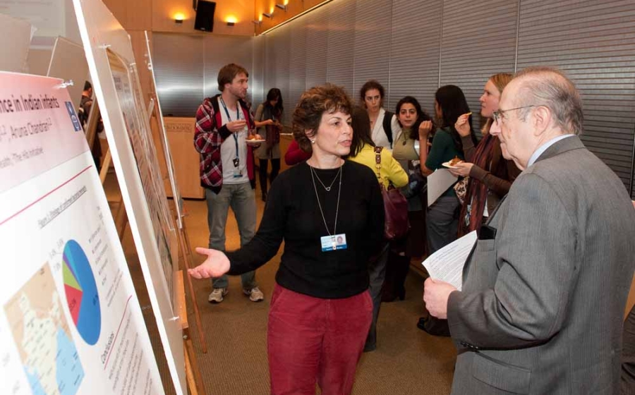 Photo of MPH student Sandra Retzky and Dr. Plotkin