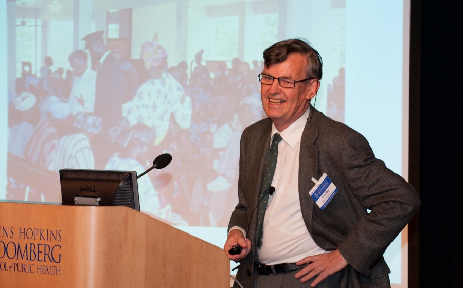 Photo of Dr. Greenwood in Vaccine Day