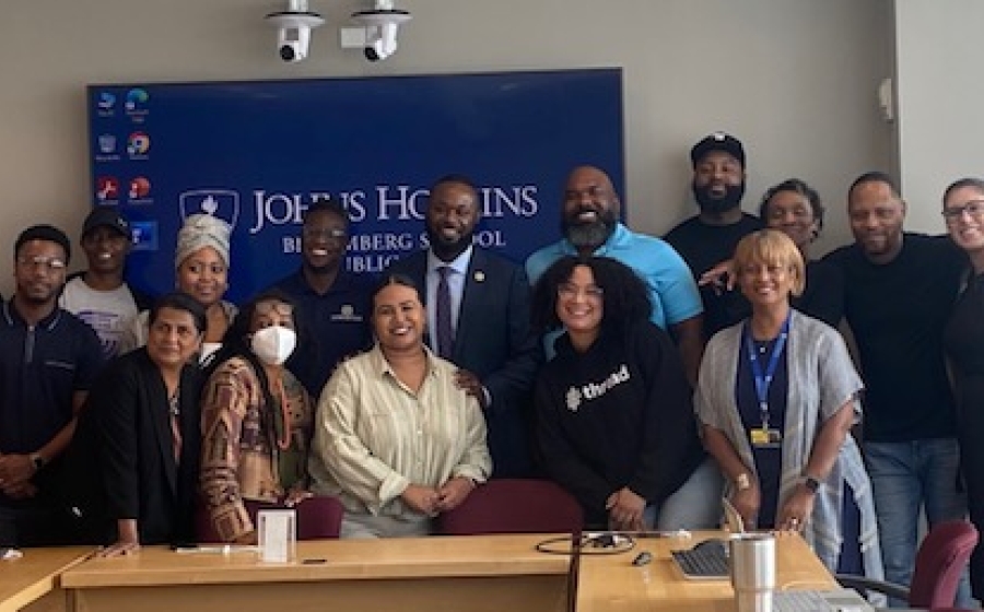 2023 BNLP Fellows with Senator Cory McCray.