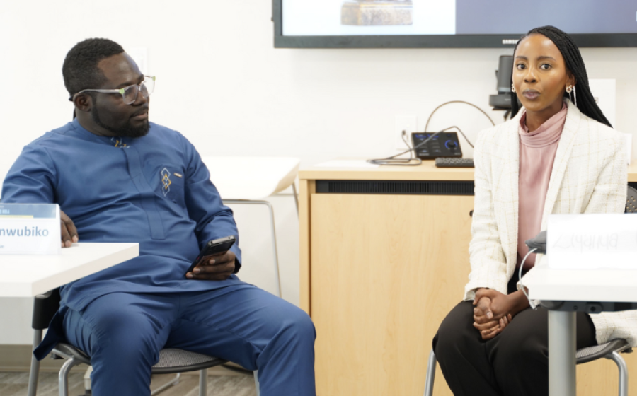 Iheanyichukwu Samuel Onwubiko and Ziyanda Siyabulela