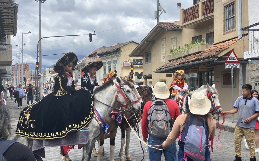 Cuenca’s Christmas Eve Paseo del Niño parade in Cuenca