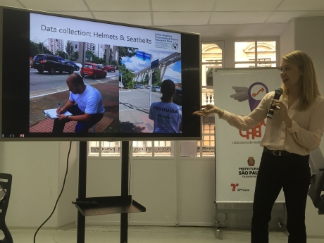 Kate Allen in Sao Paulo