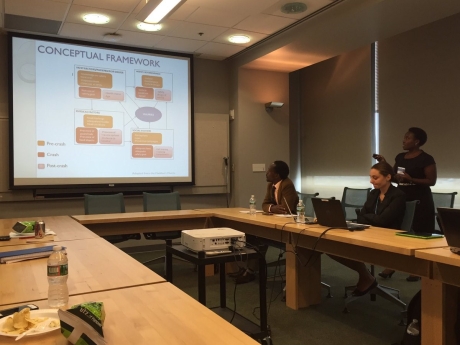 Rebecca Nuwematsiko, Chronic TRIAD fellow, presents her thesis proposal