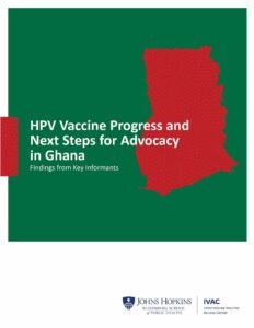 Thumbnail of Advocacy brief on HPV in Ghana
