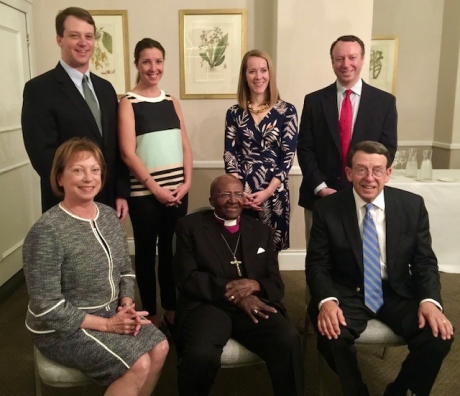 Ludwig family visits with Archbishop Desmond Tutu in South Africa in 2016 Ludwig family with Archbishop Desmond Tutu